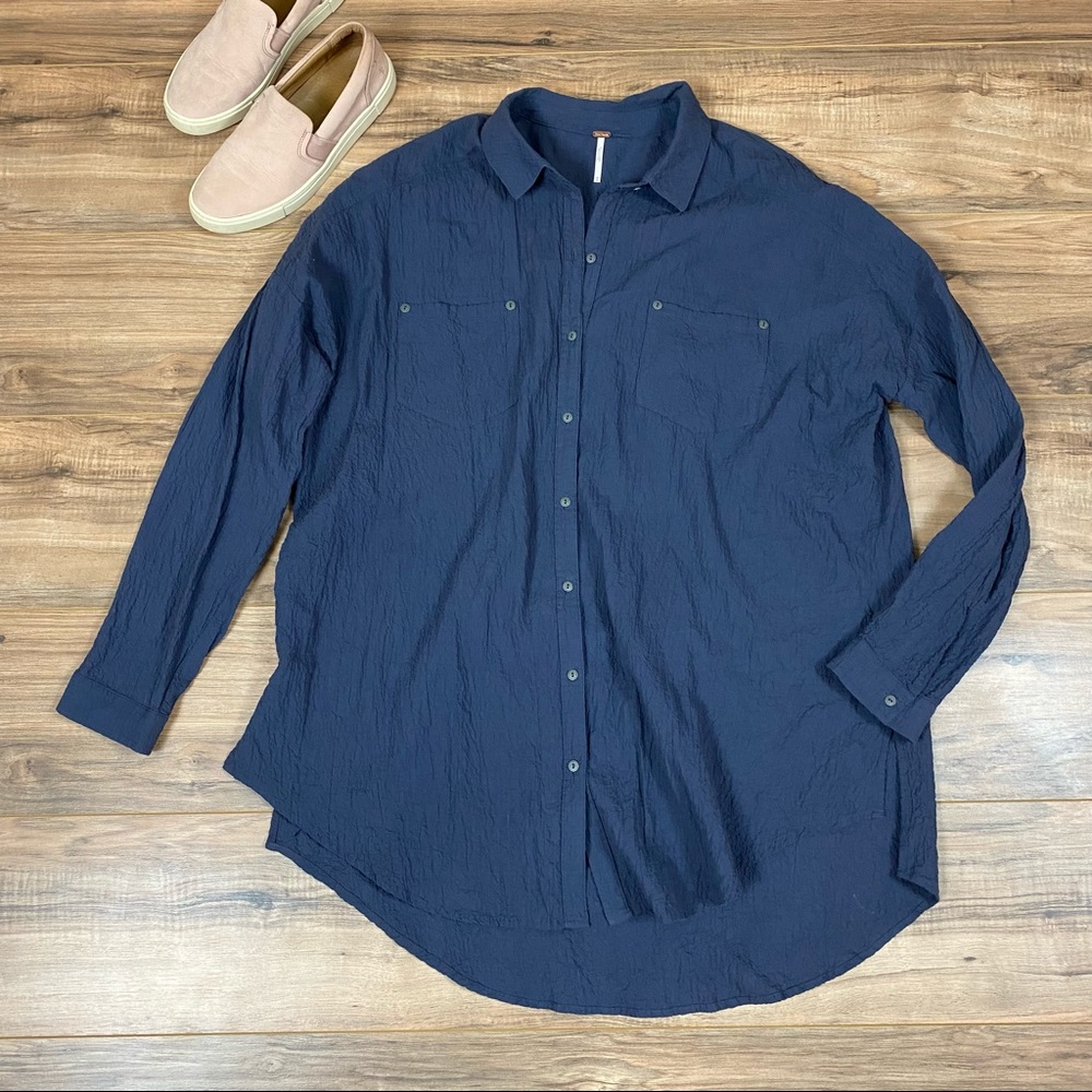 Free People Light Weight Button Up